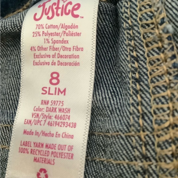 Justice Girls Overalls - Picture 7 of 7